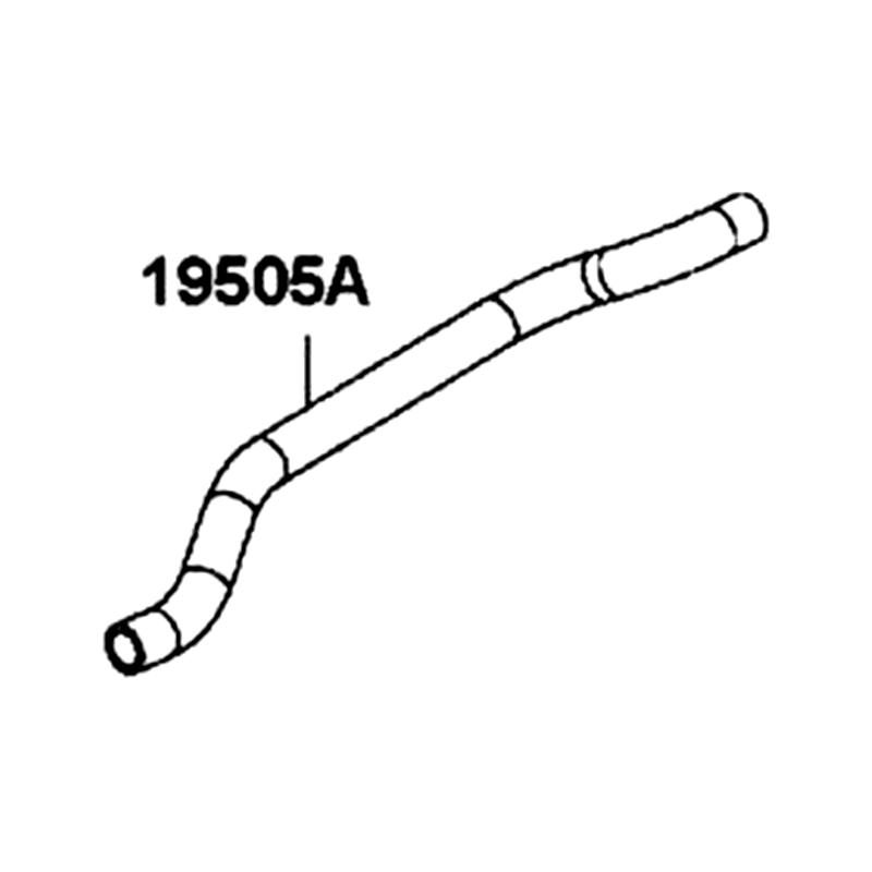 19505-LKM5-E00 HOSE WATER F ENG-RADIATOR — diagram cutout