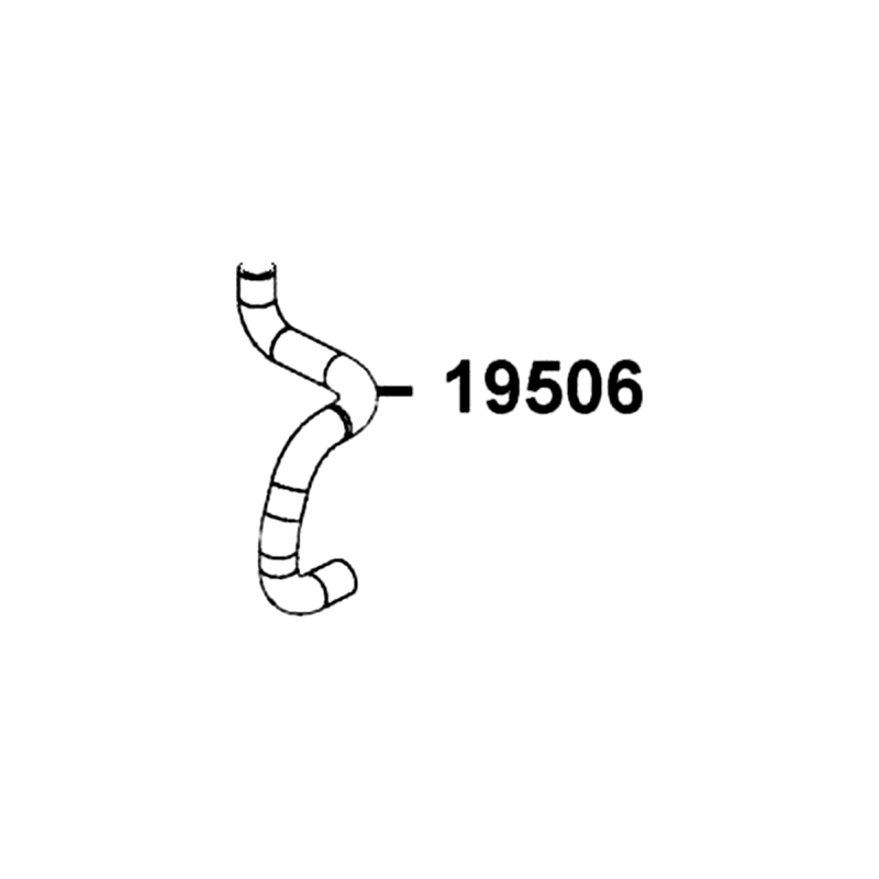 19506-PTA1-900 HOSE WATER — diagram cutout