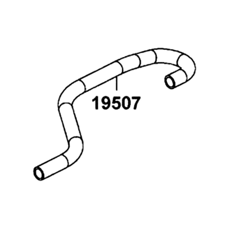 19507-ALE8-E00 HOSE WATER — diagram cutout