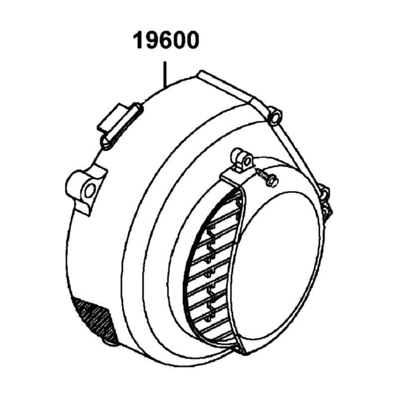 19600-LBD4-900 COVER ASSY FAN — diagram cutout