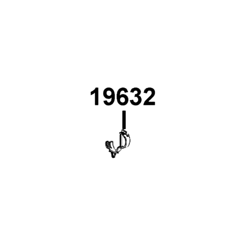 19632-LFB6-C00 CLIP, FUEL HOSE — diagram cutout