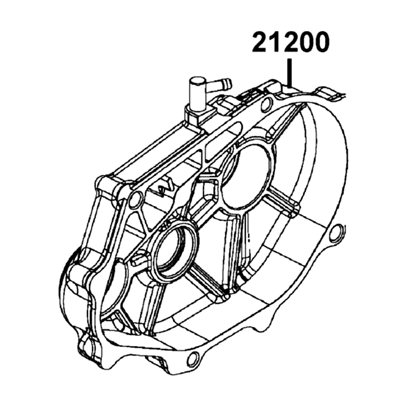 21200-AEB9-E00 CASE COMP MISSION — diagram cutout