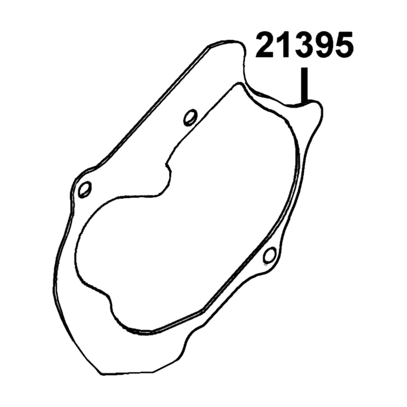 21395-KNBN-E90 GASKET MISSION CASE — diagram cutout