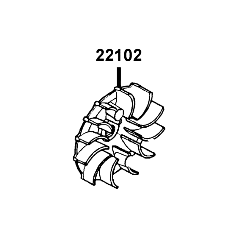22102-KUDU-E80 FACE DRIVE — diagram cutout