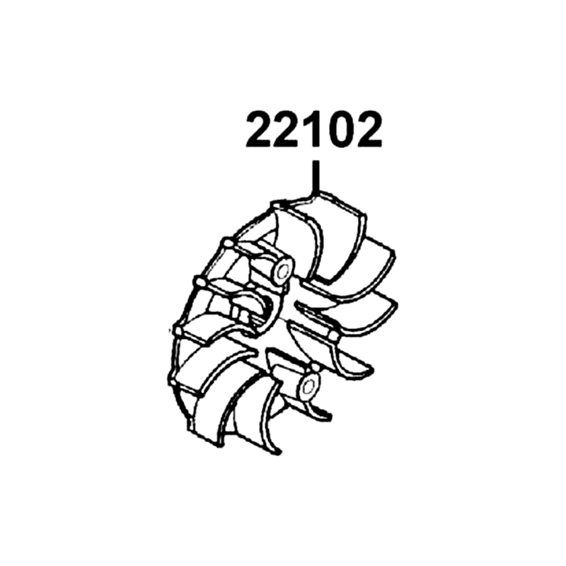 22102-LEB1-C00 FACE DRIVE — diagram cutout