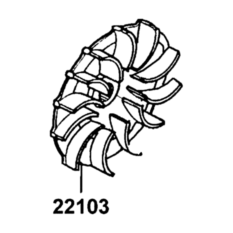 22103-KEB7-900 FAN CVT COOLING — diagram cutout