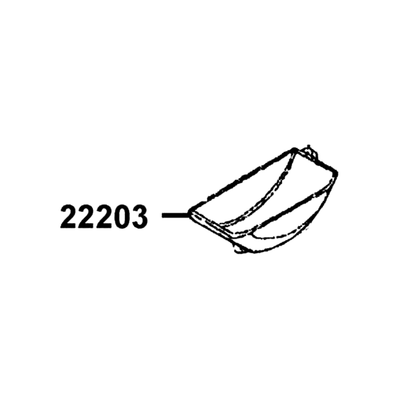 22203-LCA7-C10 OIL-SEPARATING COVER — diagram cutout