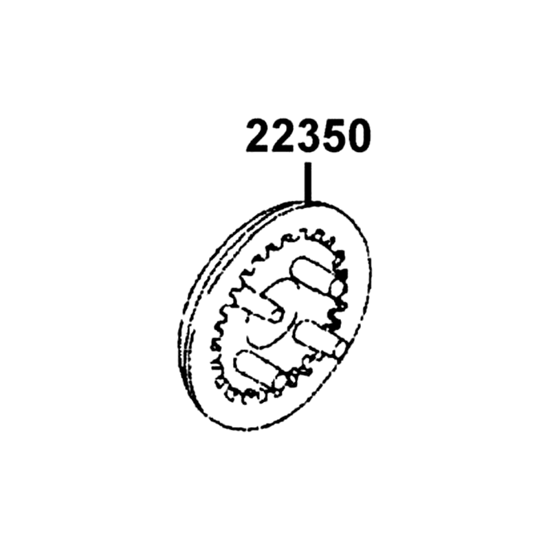 22350-LCA7-C10 PLATE CLUTCH PRESSURE — diagram cutout