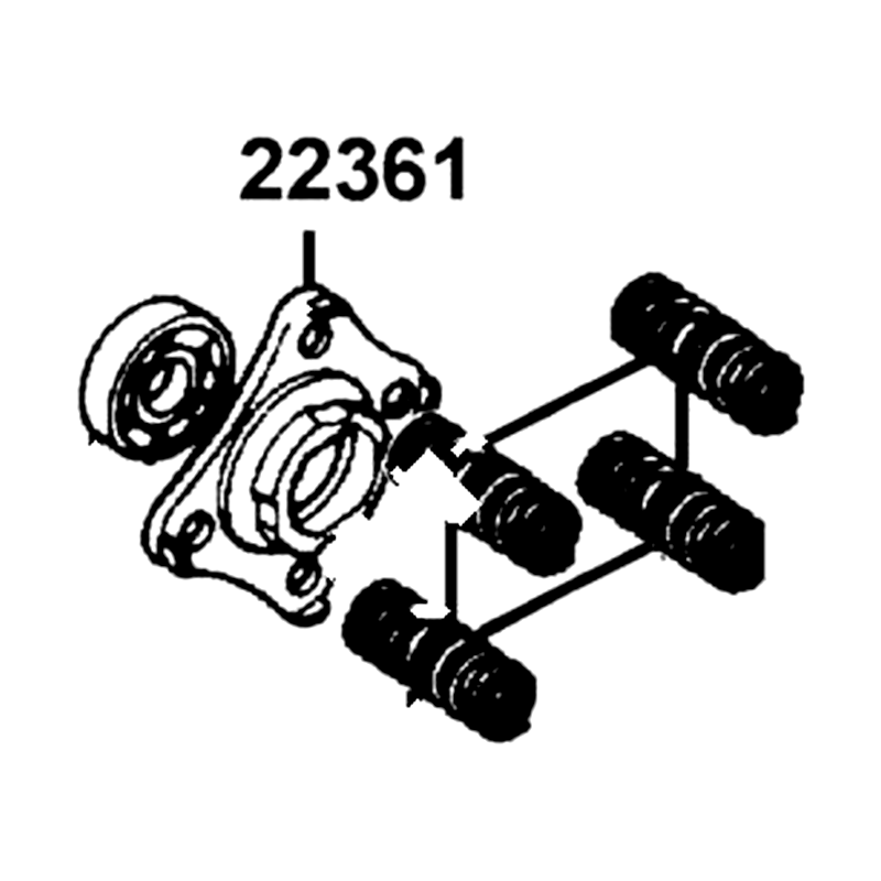 22361-1G07-001 PLATE CLUTCH LIFTER — diagram cutout
