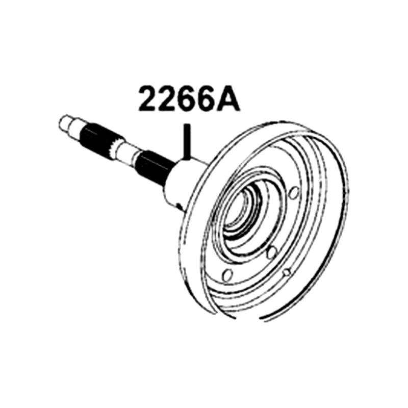 2266A-PWB1-800 GEAR ASSY PRIMARY DRIVE — diagram cutout