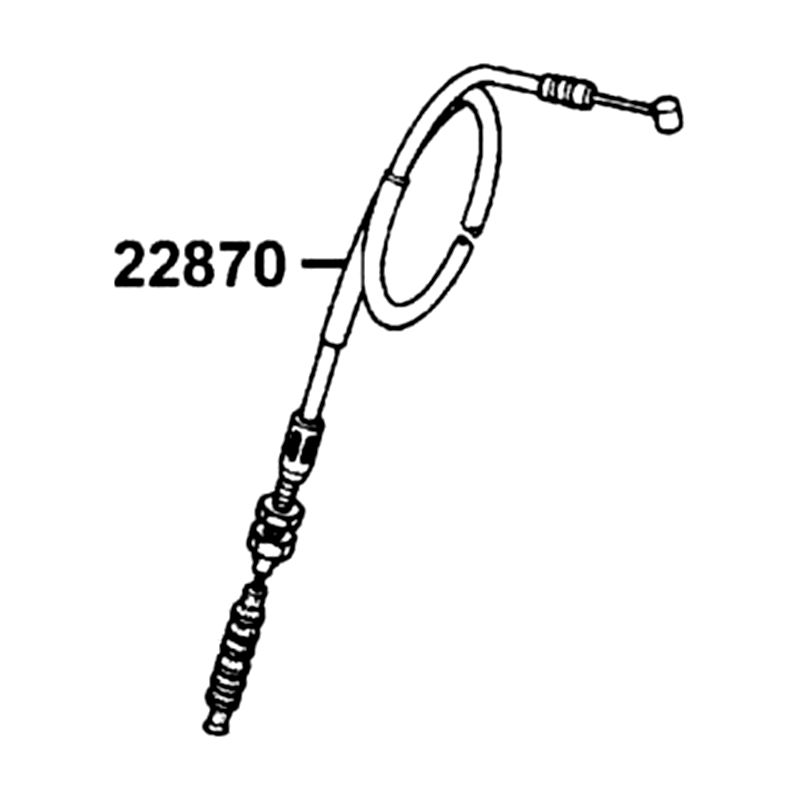 22870-ALH3-900 CABLE COMP CLUTCH — diagram cutout