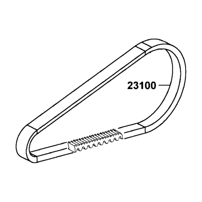 23100-LDB5-E00 BELT DRIVE — diagram cutout