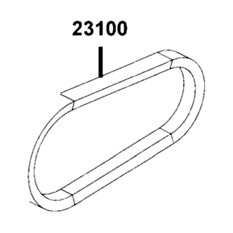 23100-PWB1-900 BELT DRIVE — diagram cutout