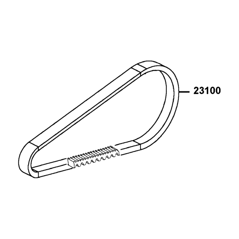 23100-ZVA6-M00 BELT DRIVE — diagram cutout