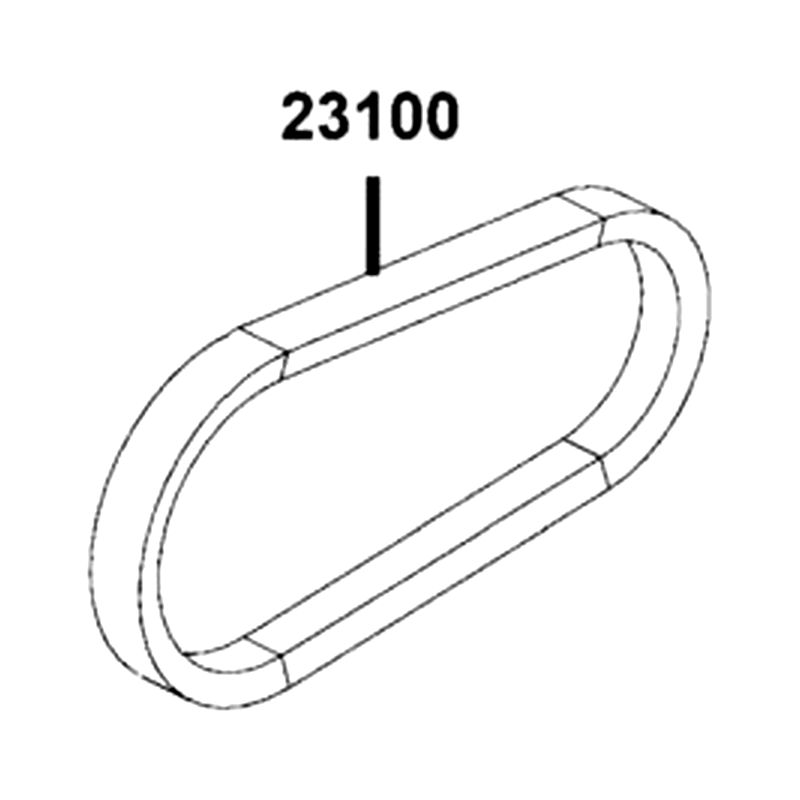 23100-ZXA6-M01 BELT. DRIVE — diagram cutout