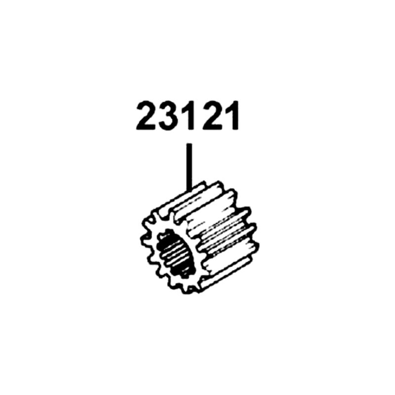 23121-KEC2-900 GEAR PRIMARY DRIVE — diagram cutout