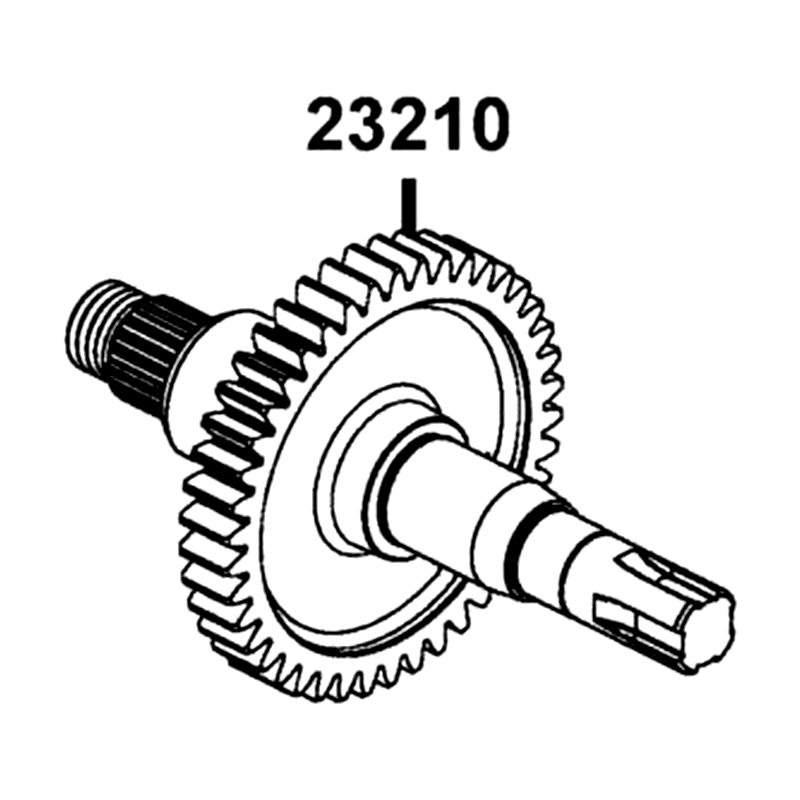 23210-PWB1-900 SHAFT COMP MAIN — diagram cutout