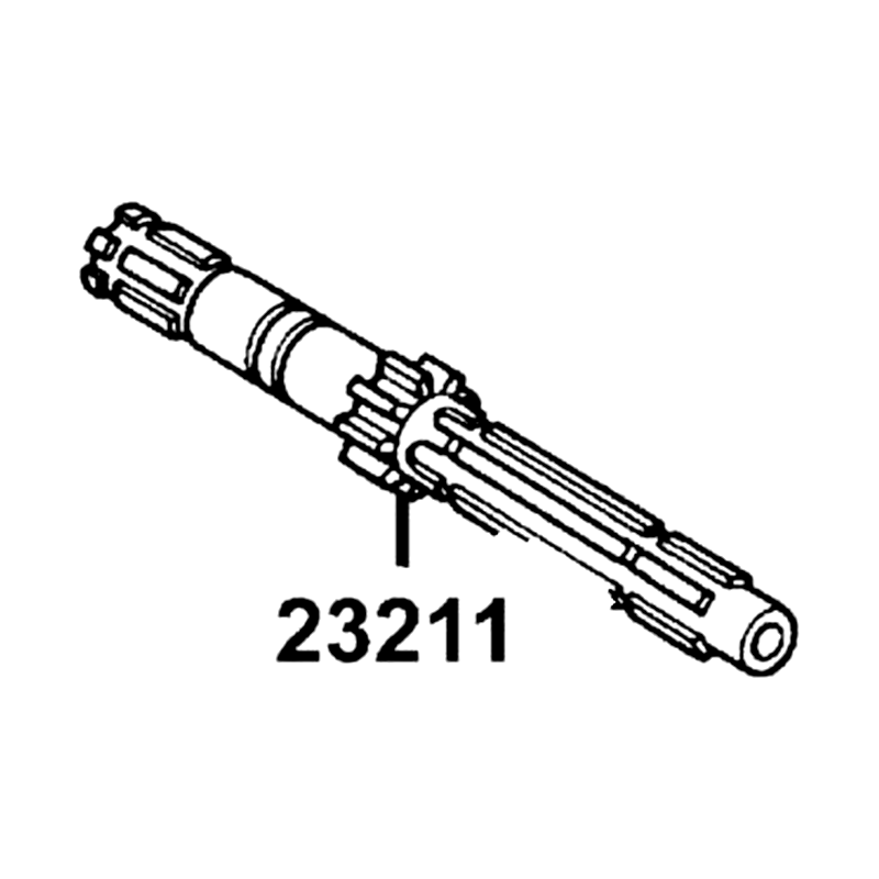 23211-KEC2-900 SHAFT MAIN TRANSMISSION — diagram cutout