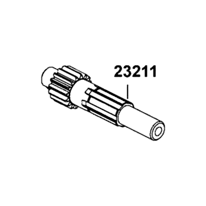 23211-LDB1-700 SHAFT MAIN — diagram cutout