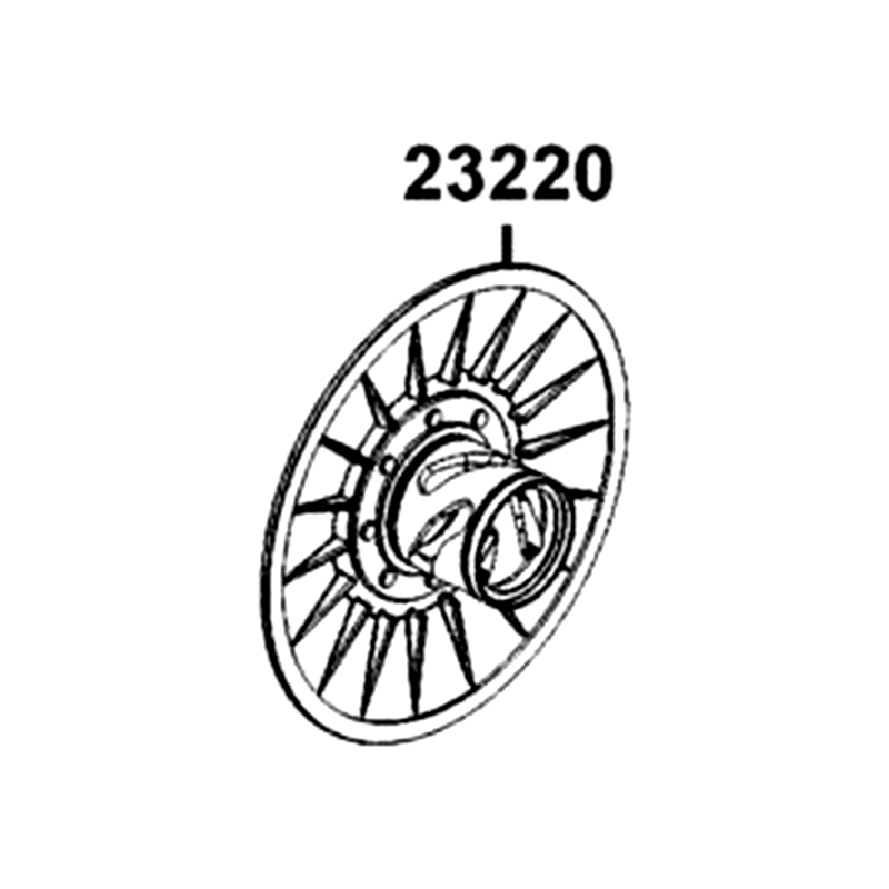 23220-LGE5-E00 FACE COMP MOVABLE DRIVEN — diagram cutout