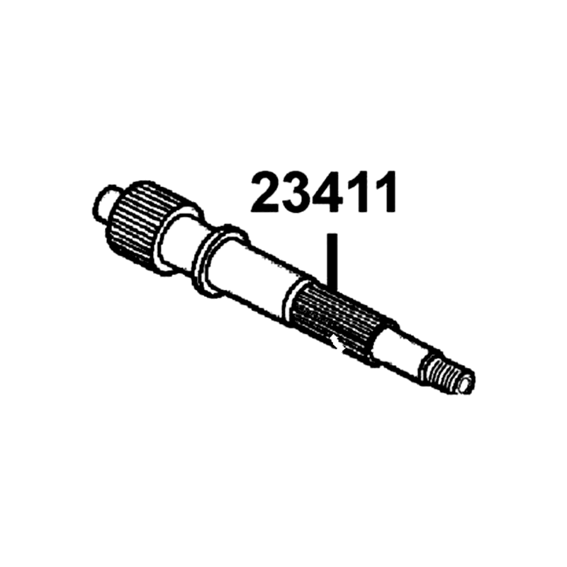 23411-LBD6-C00 SHAFT DRIVE — diagram cutout