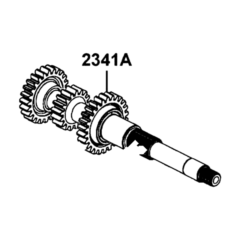 2341A-LKM5-E00 SHAFT ASSY DRIVE — diagram cutout