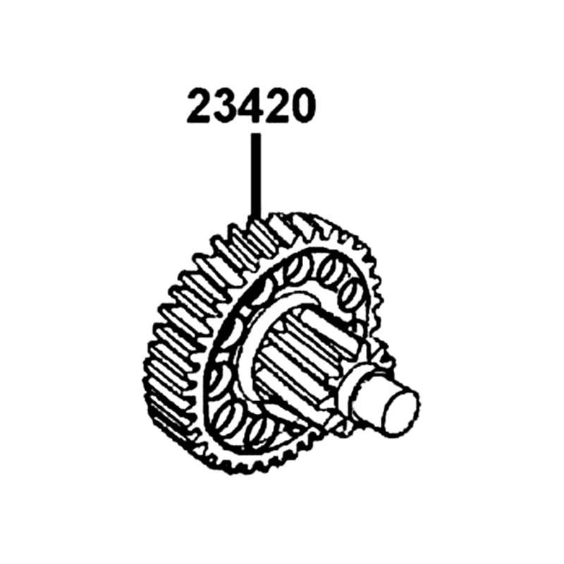 23420-ACJ1-E00 SHAFT COMP COUNTER — diagram cutout