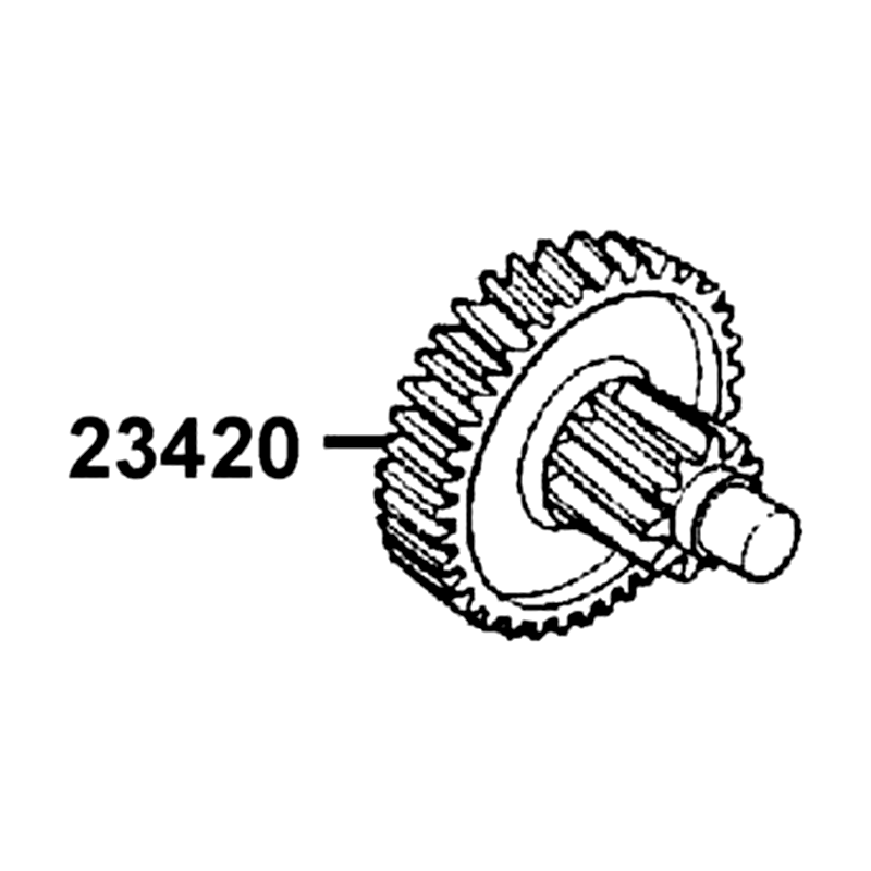 23420-AEB9-E00 SHAFT COMP COUNTER — diagram cutout