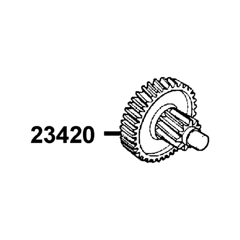 23420-LBD6-C00 SHAFT COMP COUNTER — diagram cutout