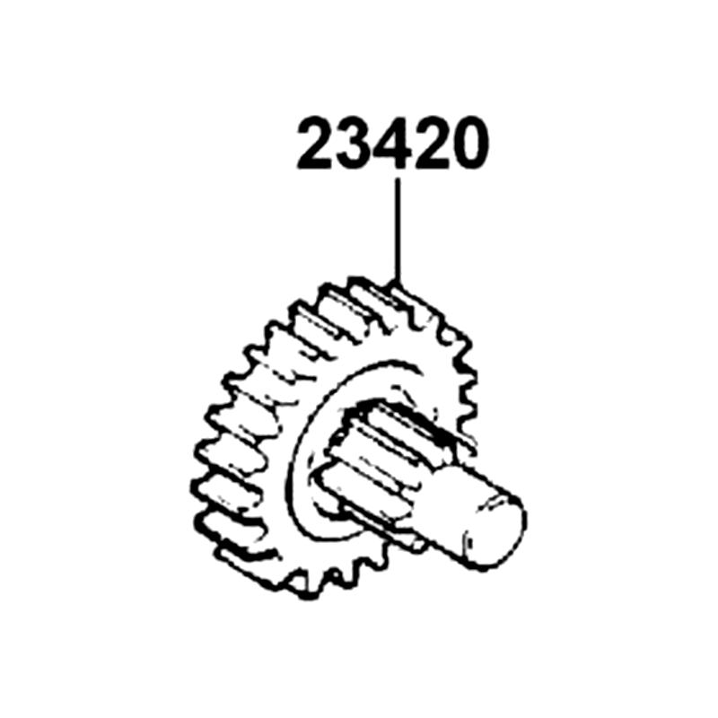 23420-LBD6-E00 SHAFT COMP COUNTER — diagram cutout