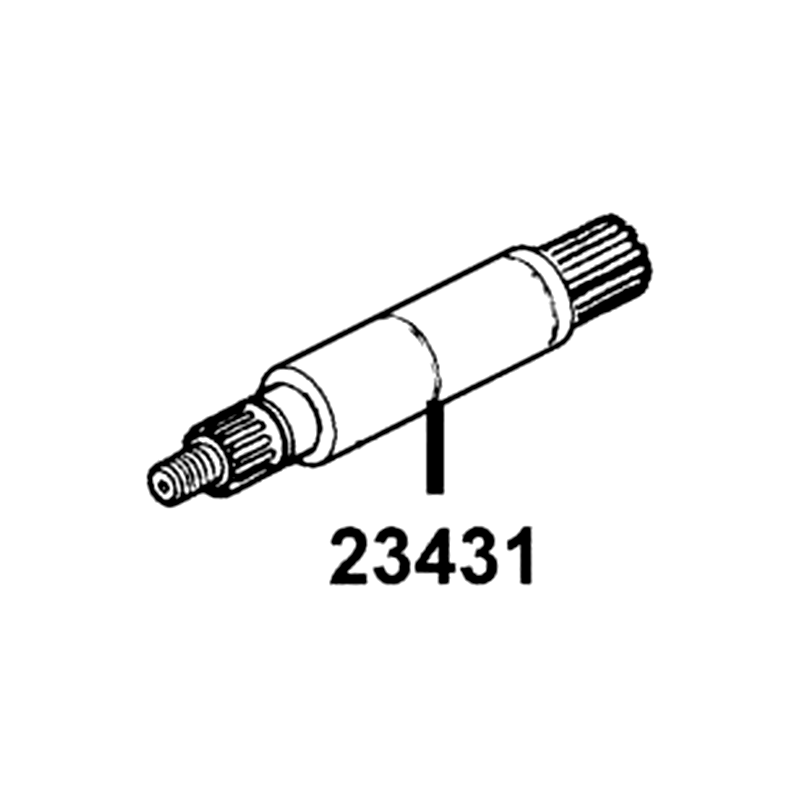 23431-LCD9-E00 SHAFT FINAL — diagram cutout