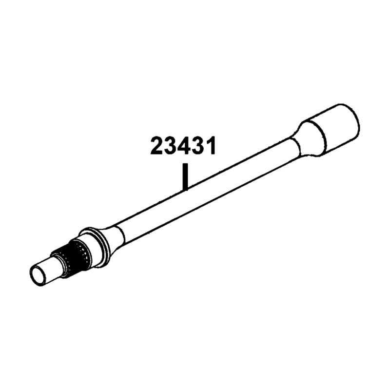 23431-ZXA6-M01 SHAT FINAL DRIVEN FRONT — diagram cutout