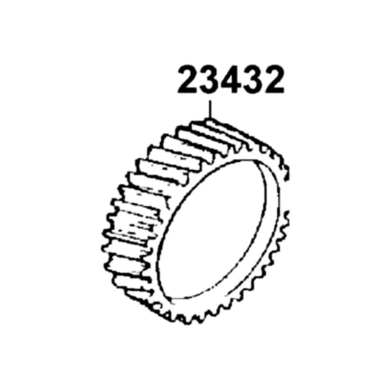 23432-LBD6-E00 GEAR FINAL — diagram cutout