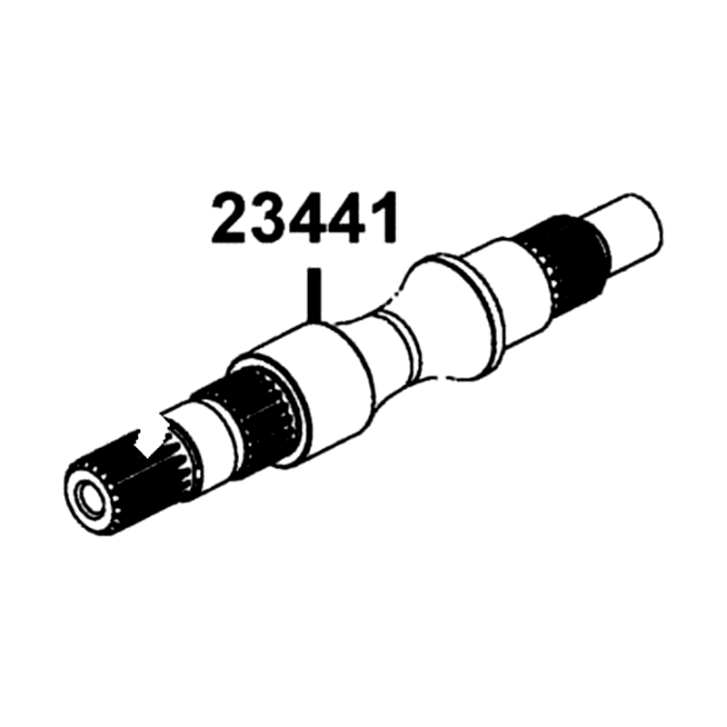 23441-PWB1-900 SHAFT FINAL DRIVEN REAR — diagram cutout