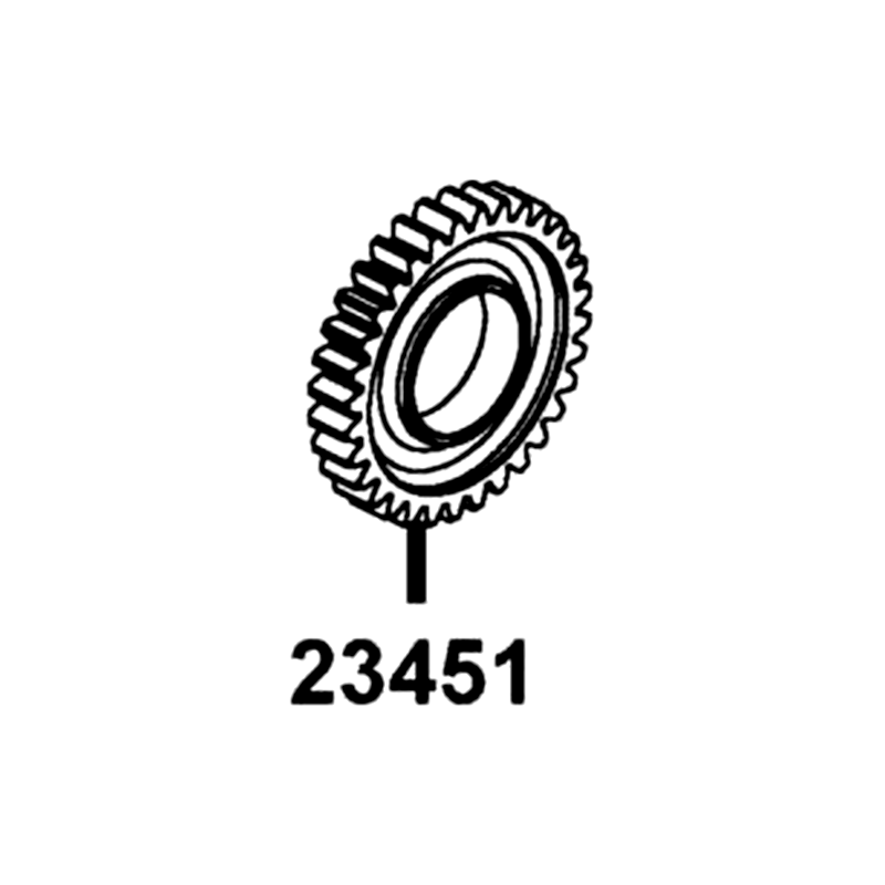 23451-PWB1-900 GEAR, BACKWARD DRIVEN 32T — diagram cutout