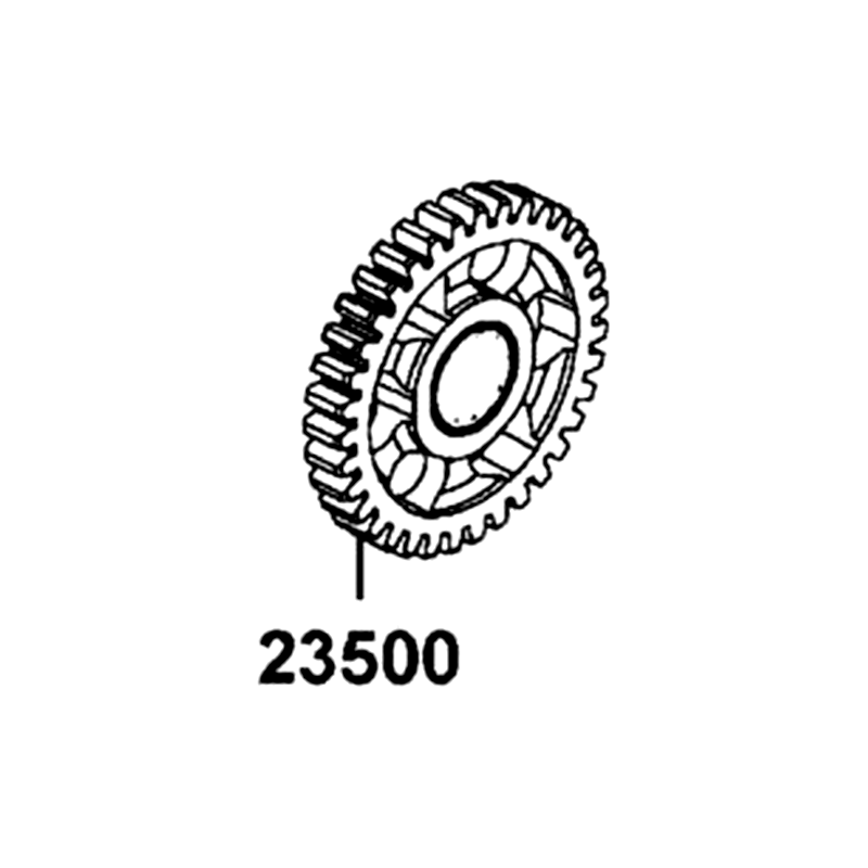 23500-LDB5-E00 GEAR COMP LOWER DRIVEN 35T — diagram cutout