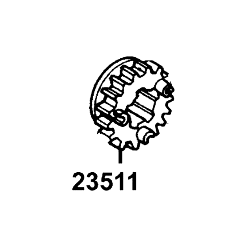 23511-KKA8-900 GEAR C-5 (24T) — diagram cutout