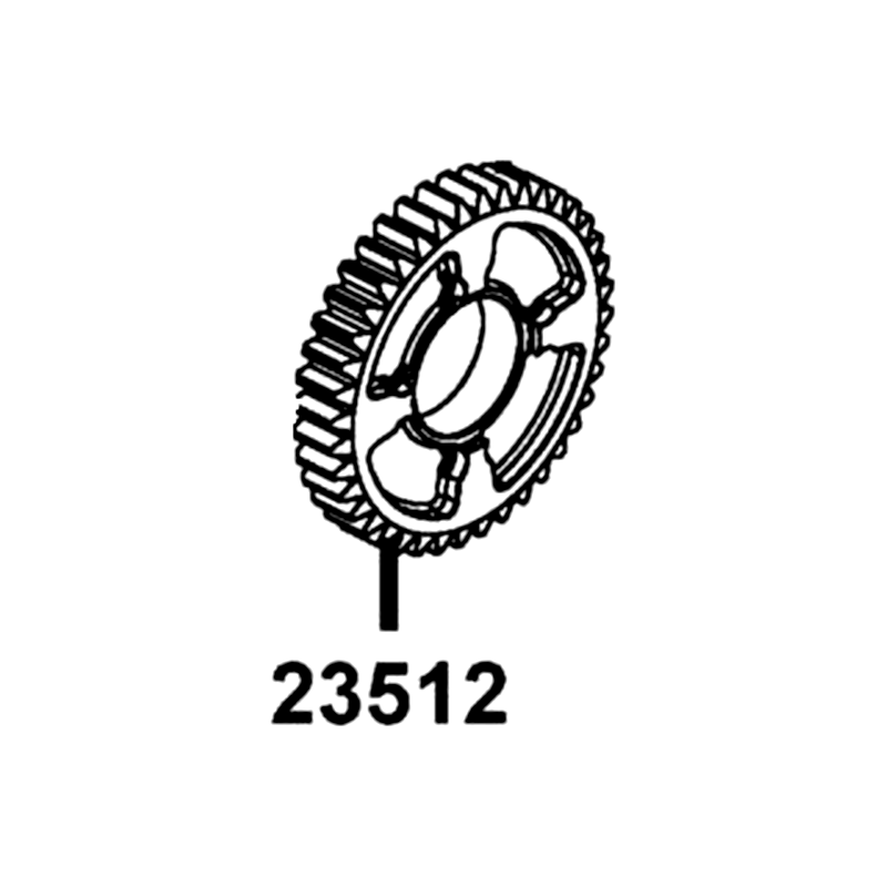 23512-PRB2-M00 GEAR LOWER DRIVEN 40T — diagram cutout