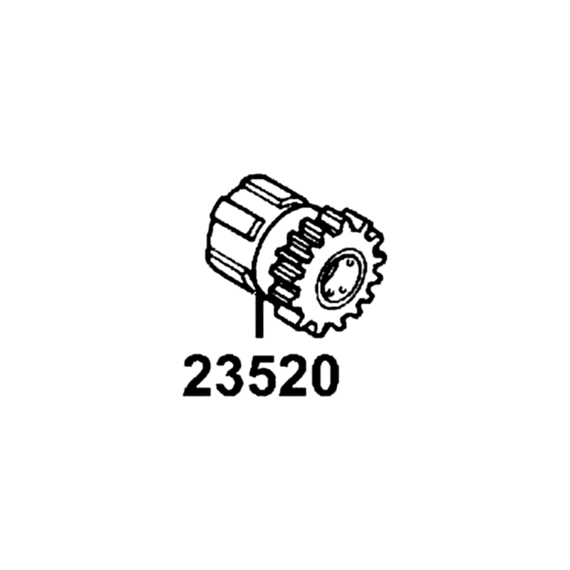 23520-KEC2-900 GEAR COMP STARTER — diagram cutout