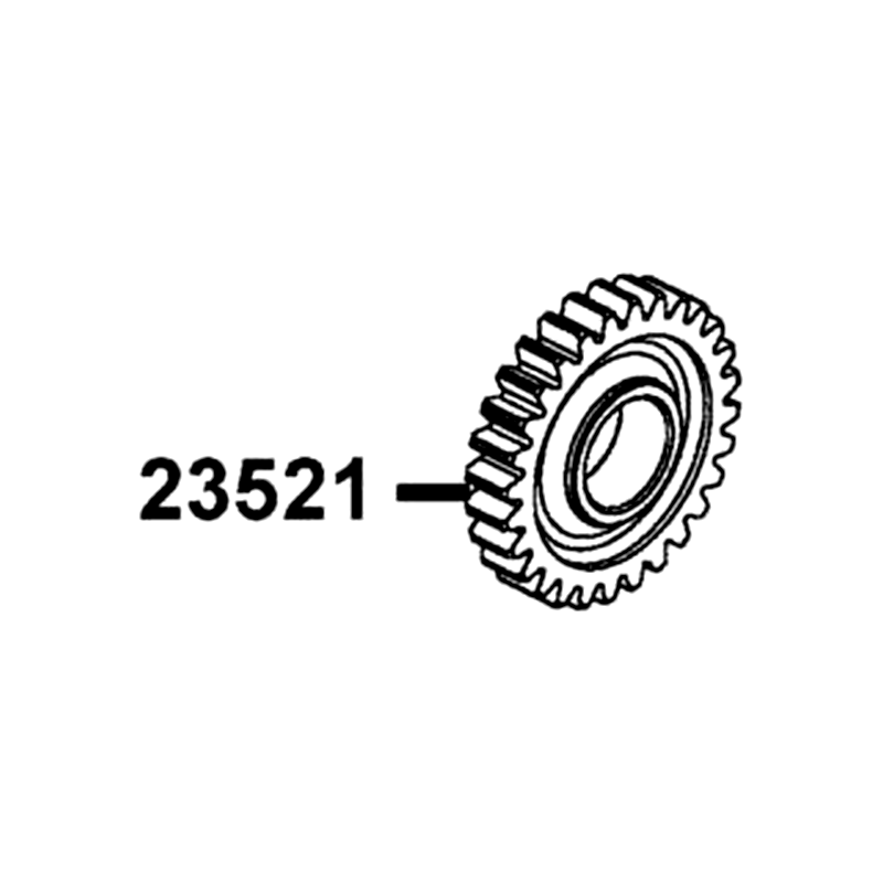23521-PWB1-900 GEAR BACKWARD IDLE 28T — diagram cutout
