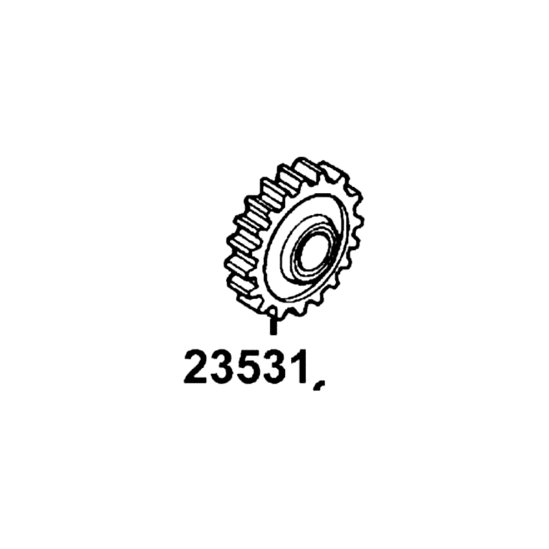 23531-4K39-001 GEAR ONLY IDLE STARTER — diagram cutout