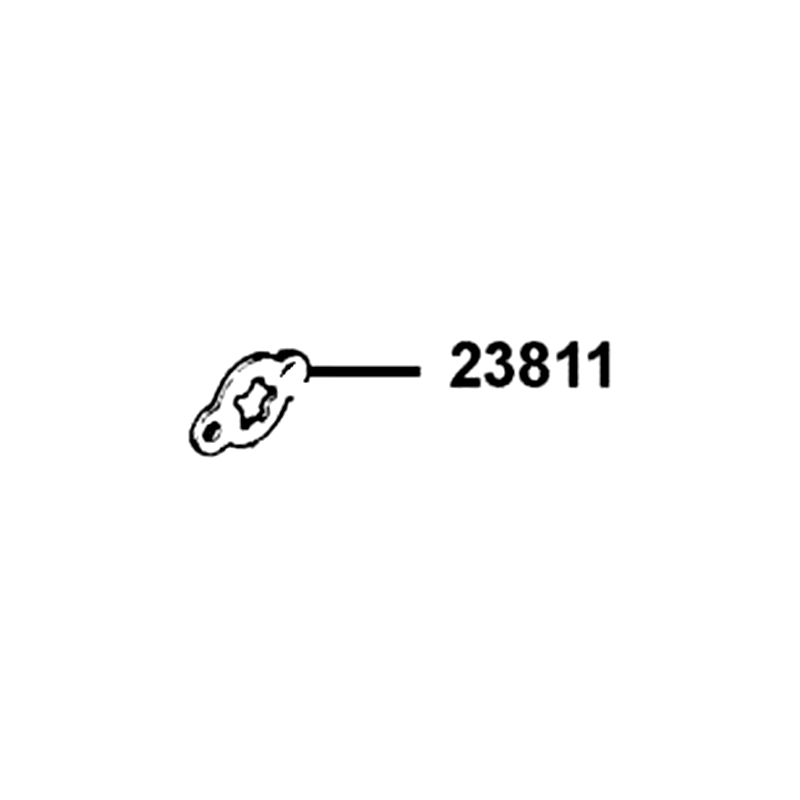 23811-LLB1-900 PLATE A2 FIXING — diagram cutout