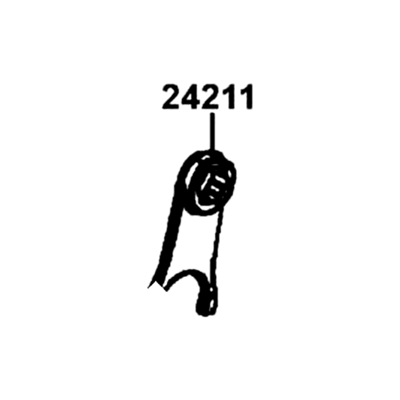 24211-LDB5-E00 FORK RIGHT GEAR SHIFT — diagram cutout