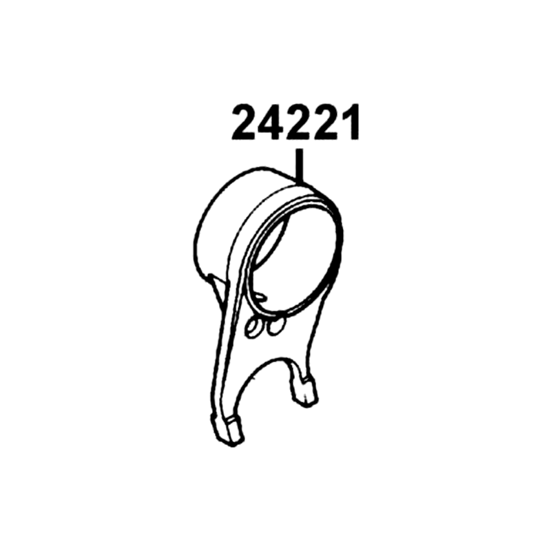 24221-LBA8-C10 FORK GEAR SHIFT — diagram cutout