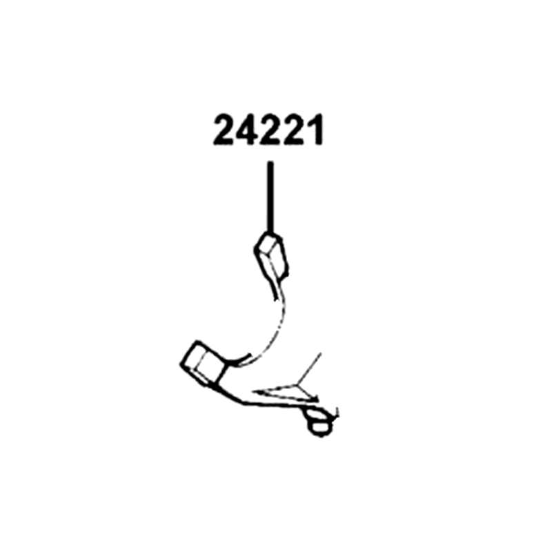 24221-LCD9-E00 FORK LEFT GEAR SHIFT — diagram cutout