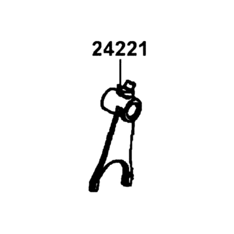 24221-LDB5-E00 FORK LEFT GEAR SHIFT — diagram cutout