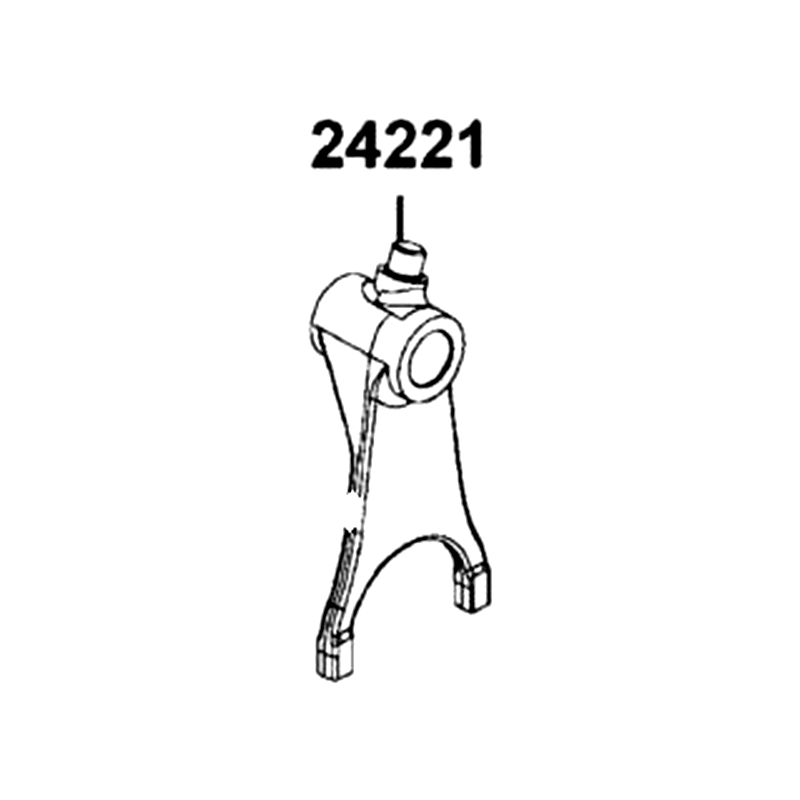 24221-ZVA6-M00 FORK LEFT GEAR SHIFT — diagram cutout