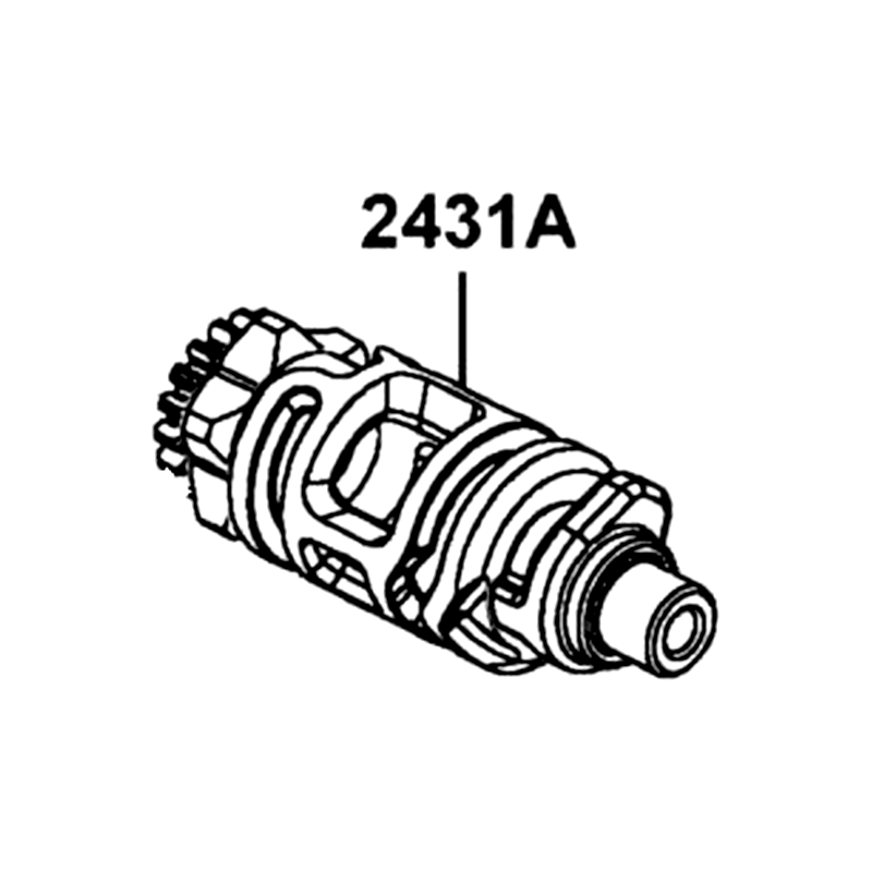 2431A-LKM5-E00 DRUM ASSY GEAR SHIFT — diagram cutout