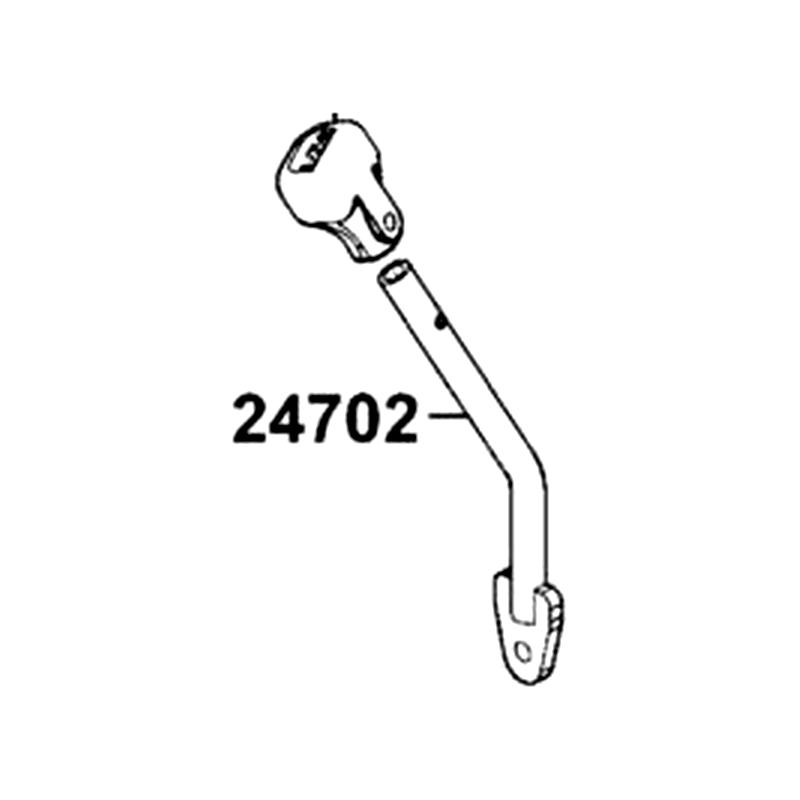 24702-LBA7-900 BAR CHANGE HANDLE — diagram cutout