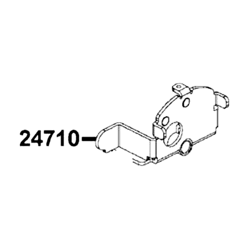 24710-LDB5-E00 STAY SHIFTER — diagram cutout